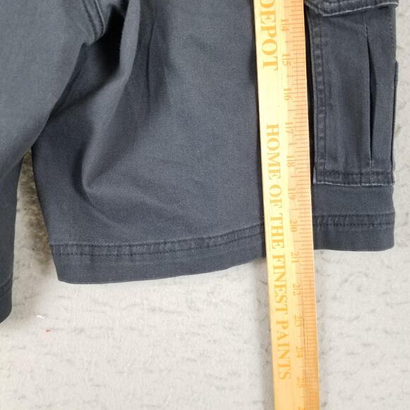 RedHead Cargo Shorts Mens 34 Gray Stretch Utility Outdoor Workwear Multi Pocket - Picture 11 of 16